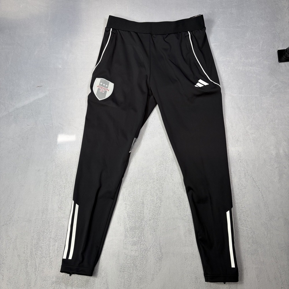 Adidas Albion Aeroready Pant women's Size M Black  Track Slim Fit Zipper Ankle